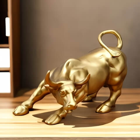 Decoração-de-Mesa-Touro-de-Wall-Street-em-Resina-La-Lua-1